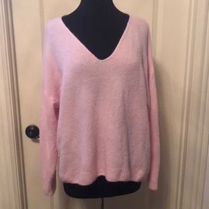 super soft pink H&M sweater
